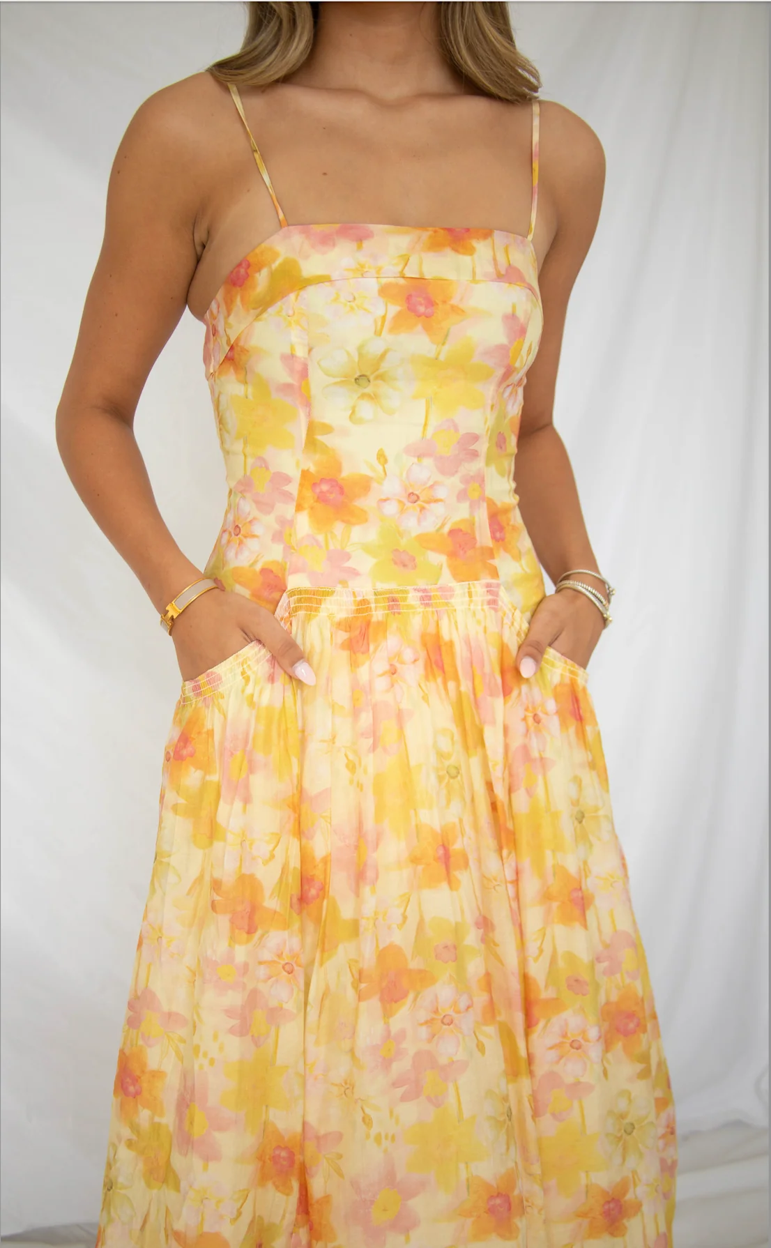 astr: ovina dress - yellow floral - Image 2