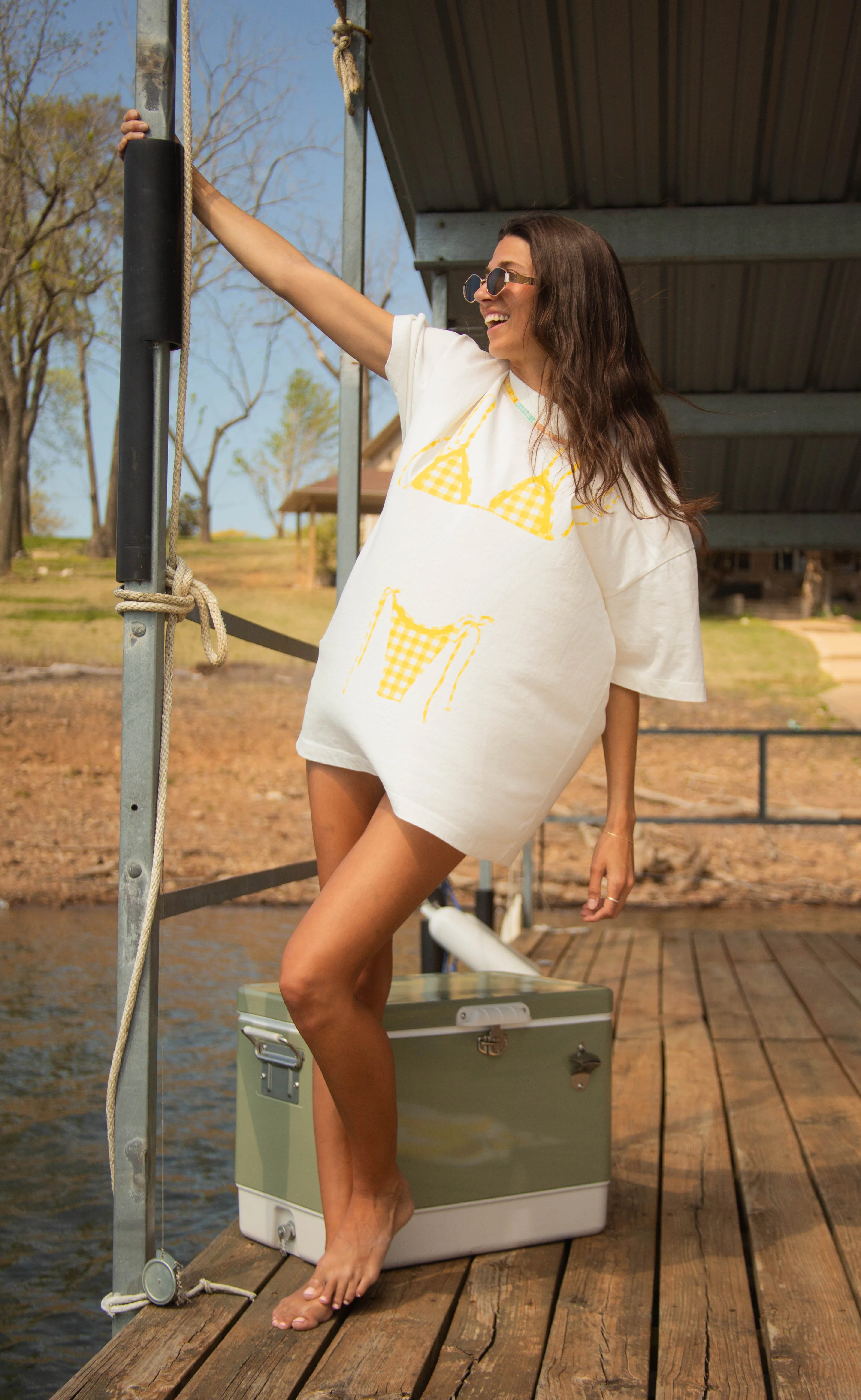charlie southern: bikini tee - gingham - Image 2