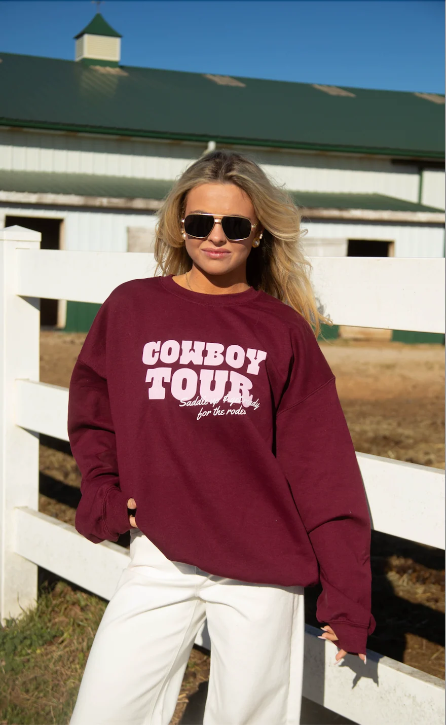 charlie southern: cowboy tour sweatshirt - Image 2