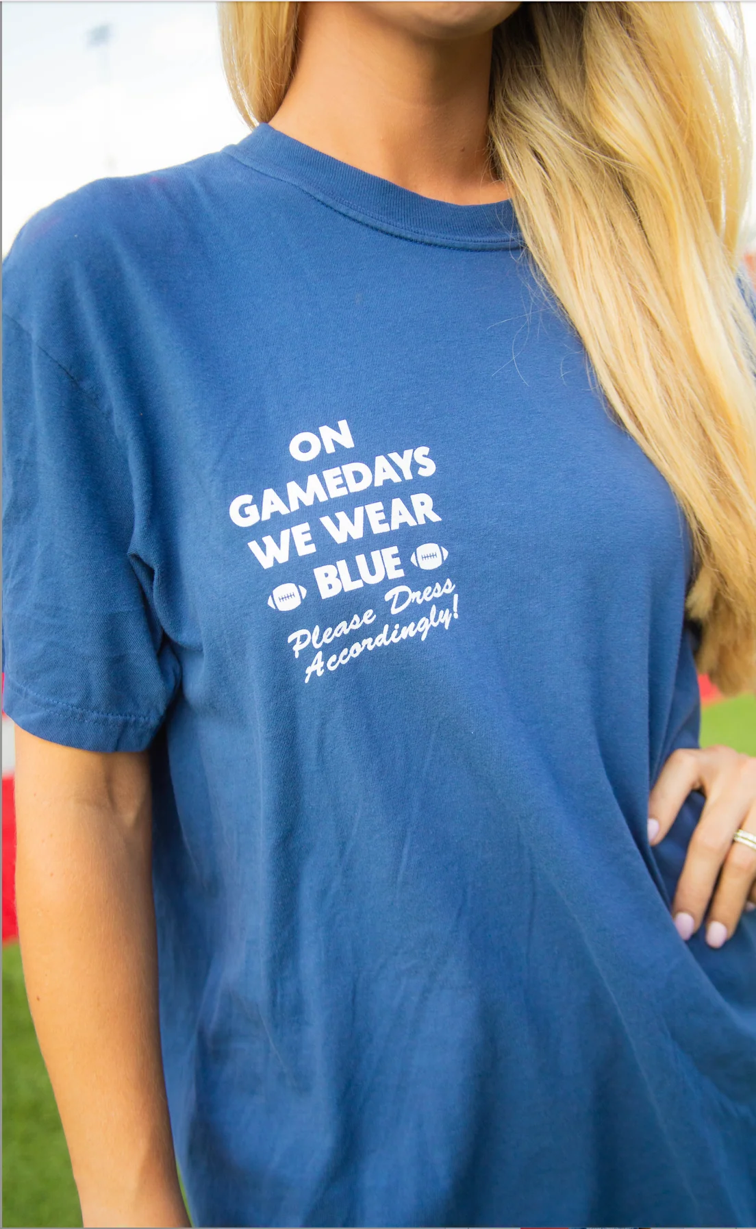 charlie southern: gamedays we wear blue tee - Image 3