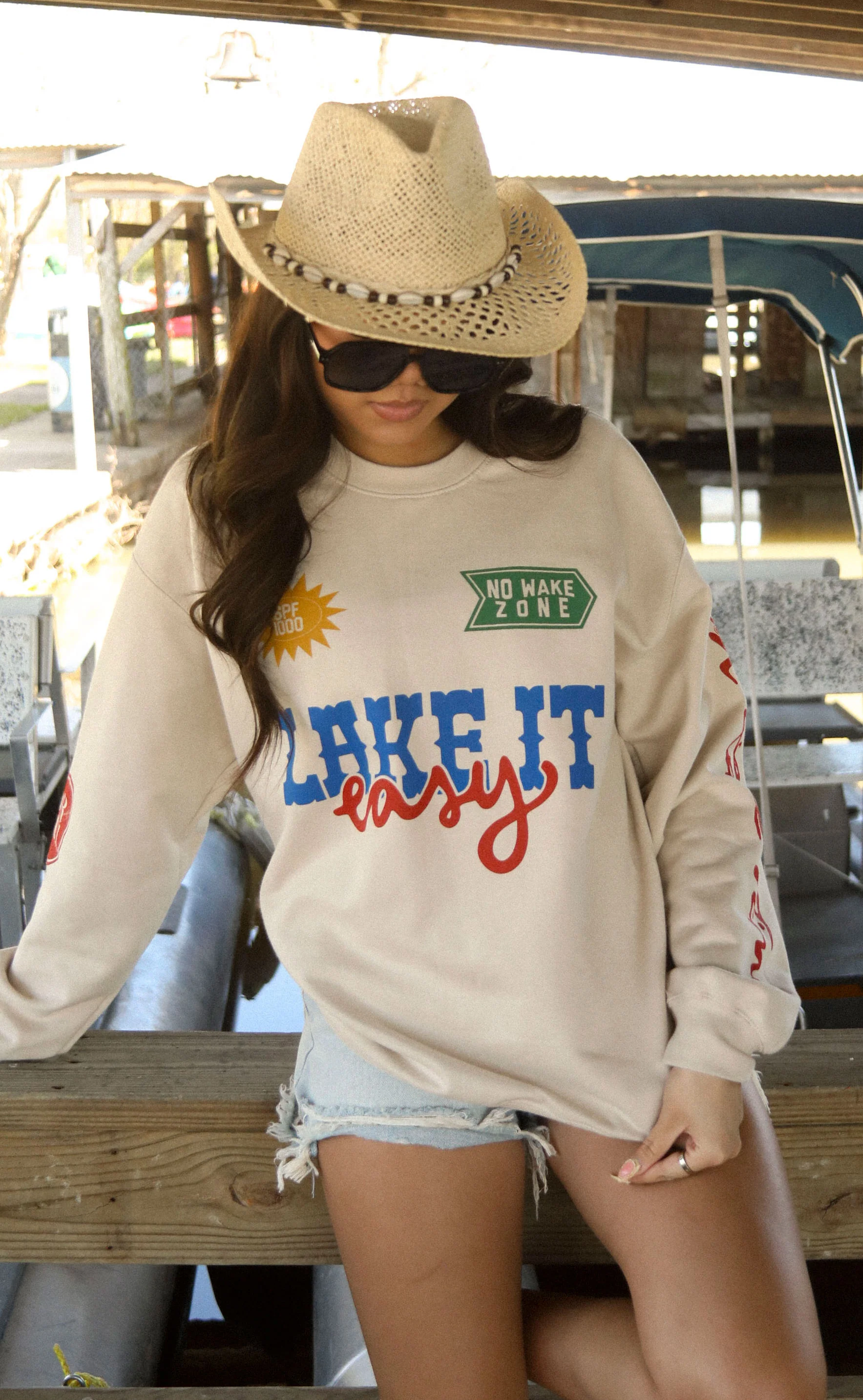 charlie southern: lake it easy sweatshirt - Image 4