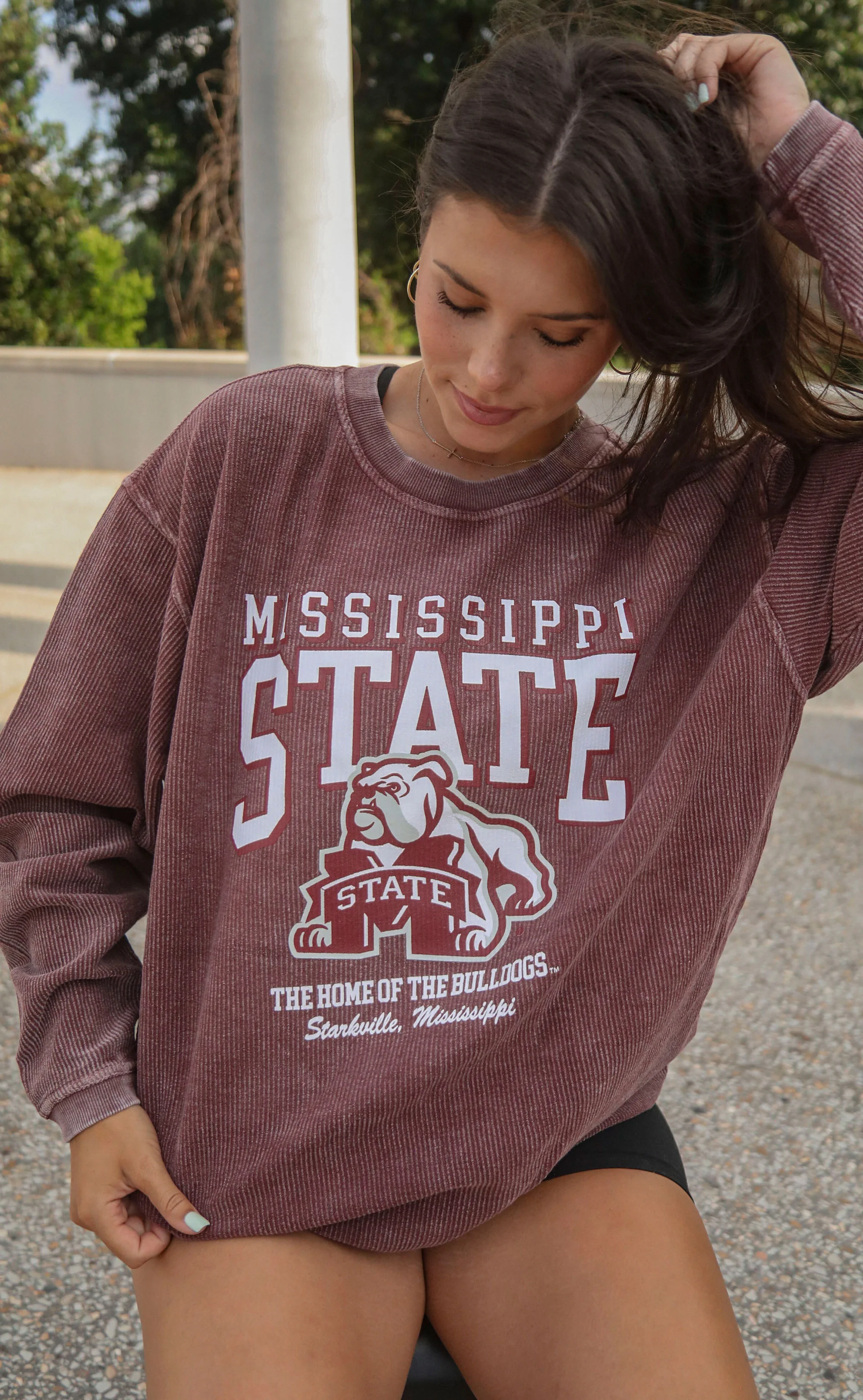 charlie southern: mississippi state mascot corded sweatshirt - Image 3