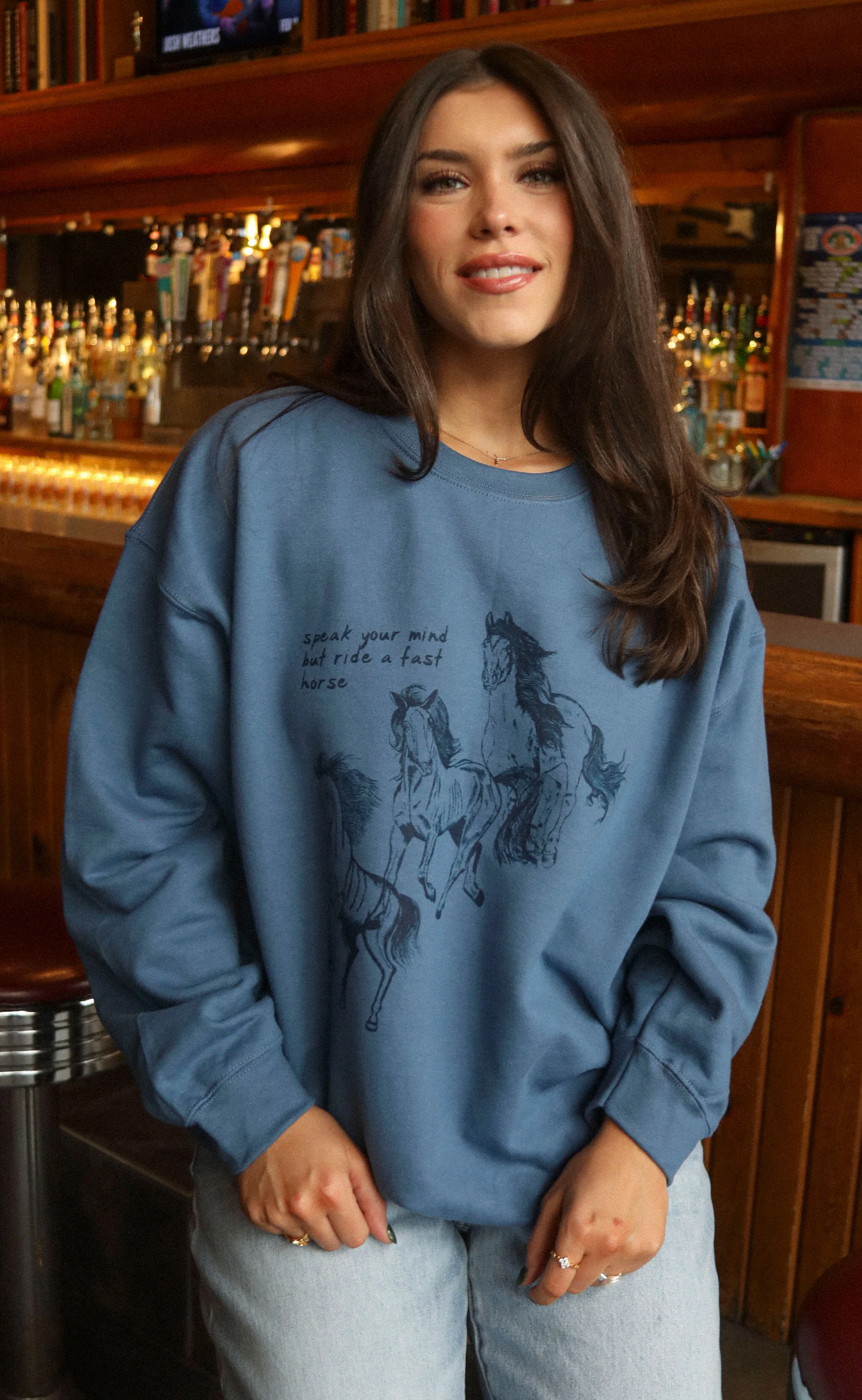 charlie southern: ride a fast horse sweatshirt - Image 4