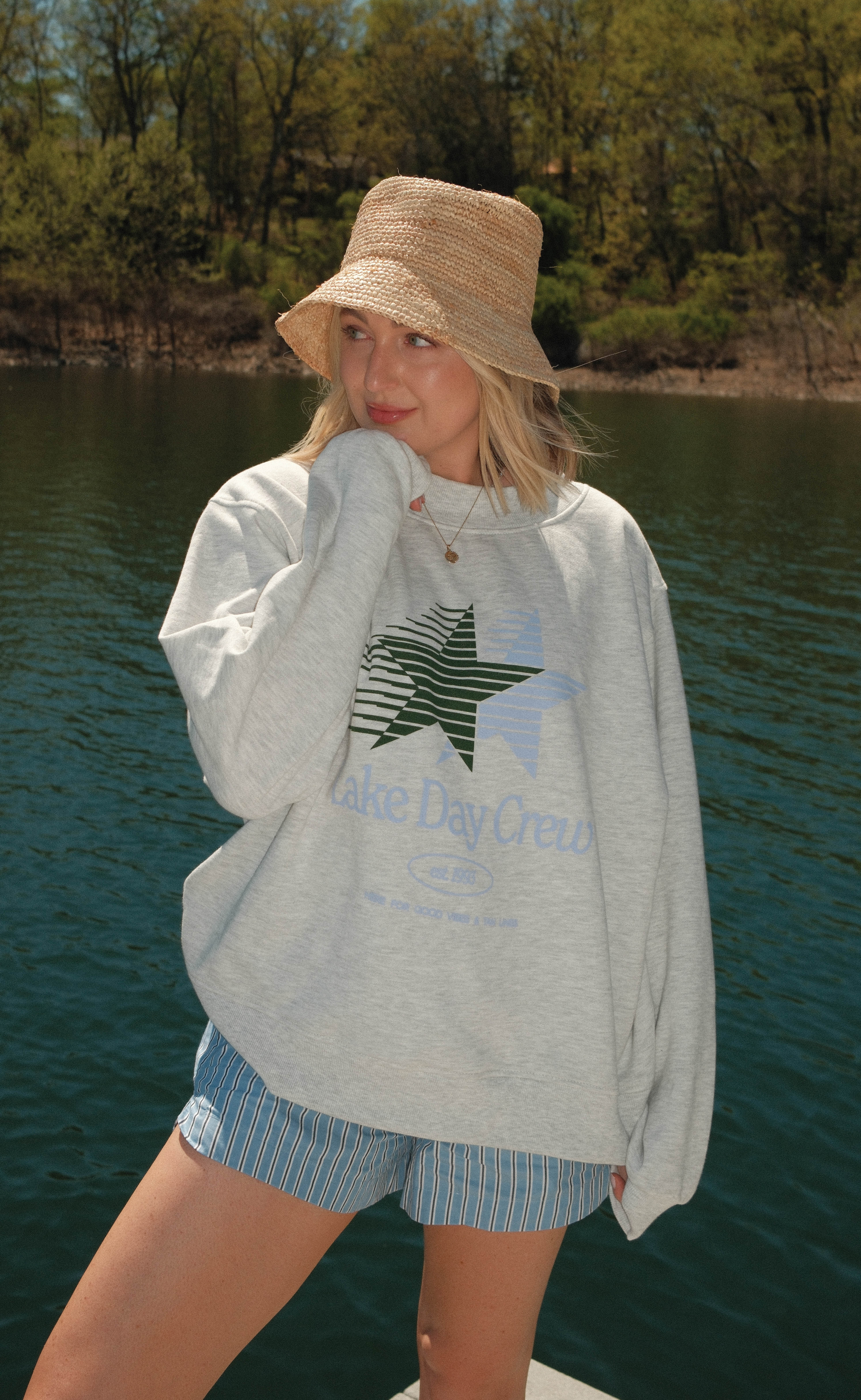 charlie southern x jo johnson overby: lake day mockneck - Image 2