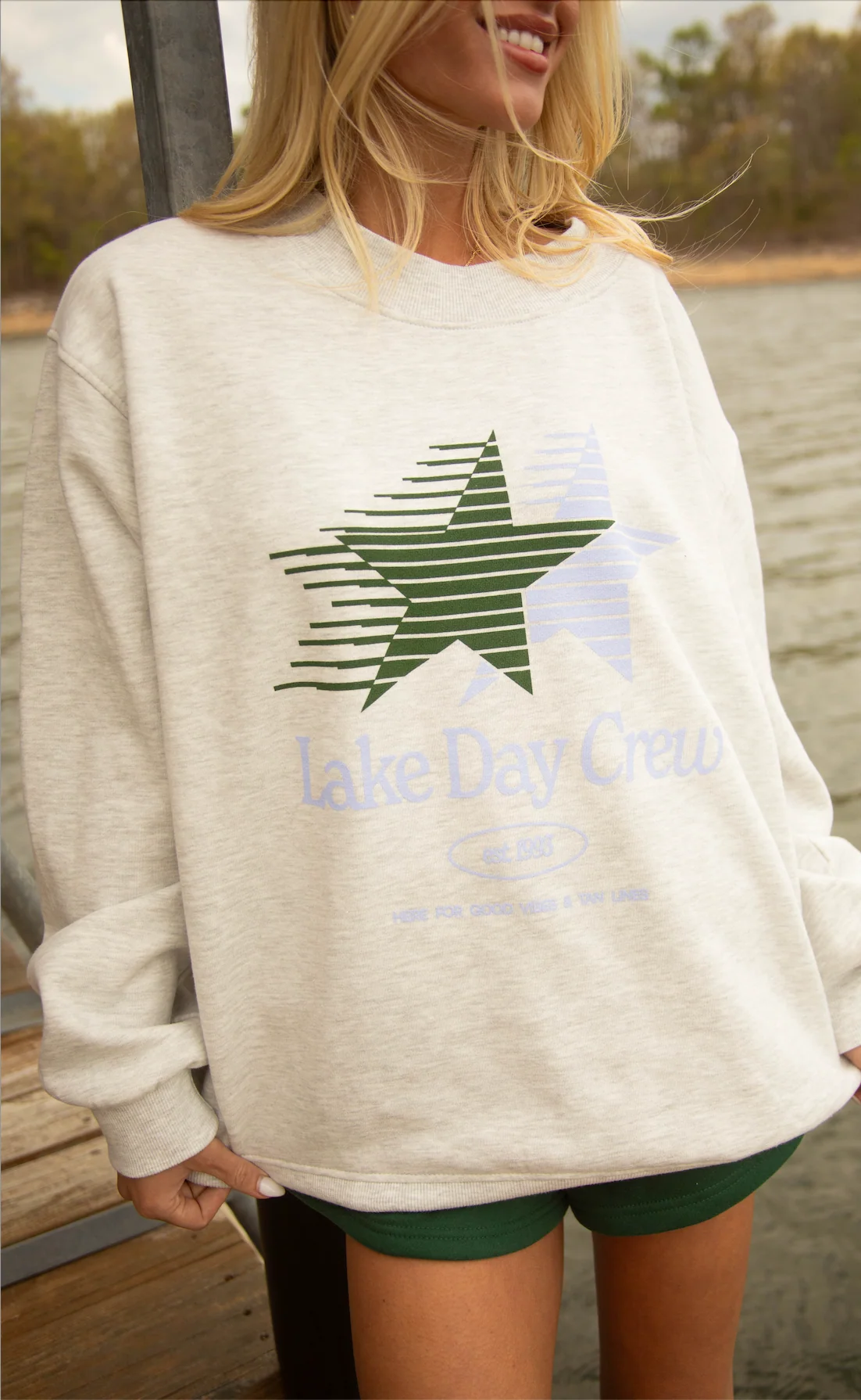 charlie southern x jo johnson overby: lake day mockneck - Image 4