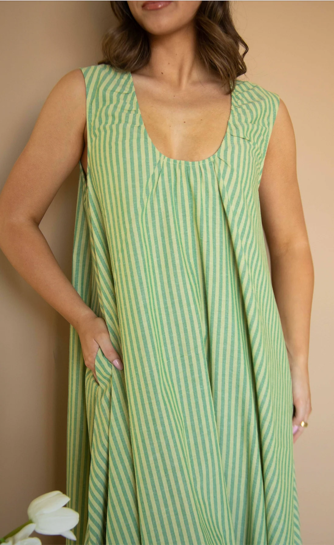do the right thing striped maxi dress - Image 2