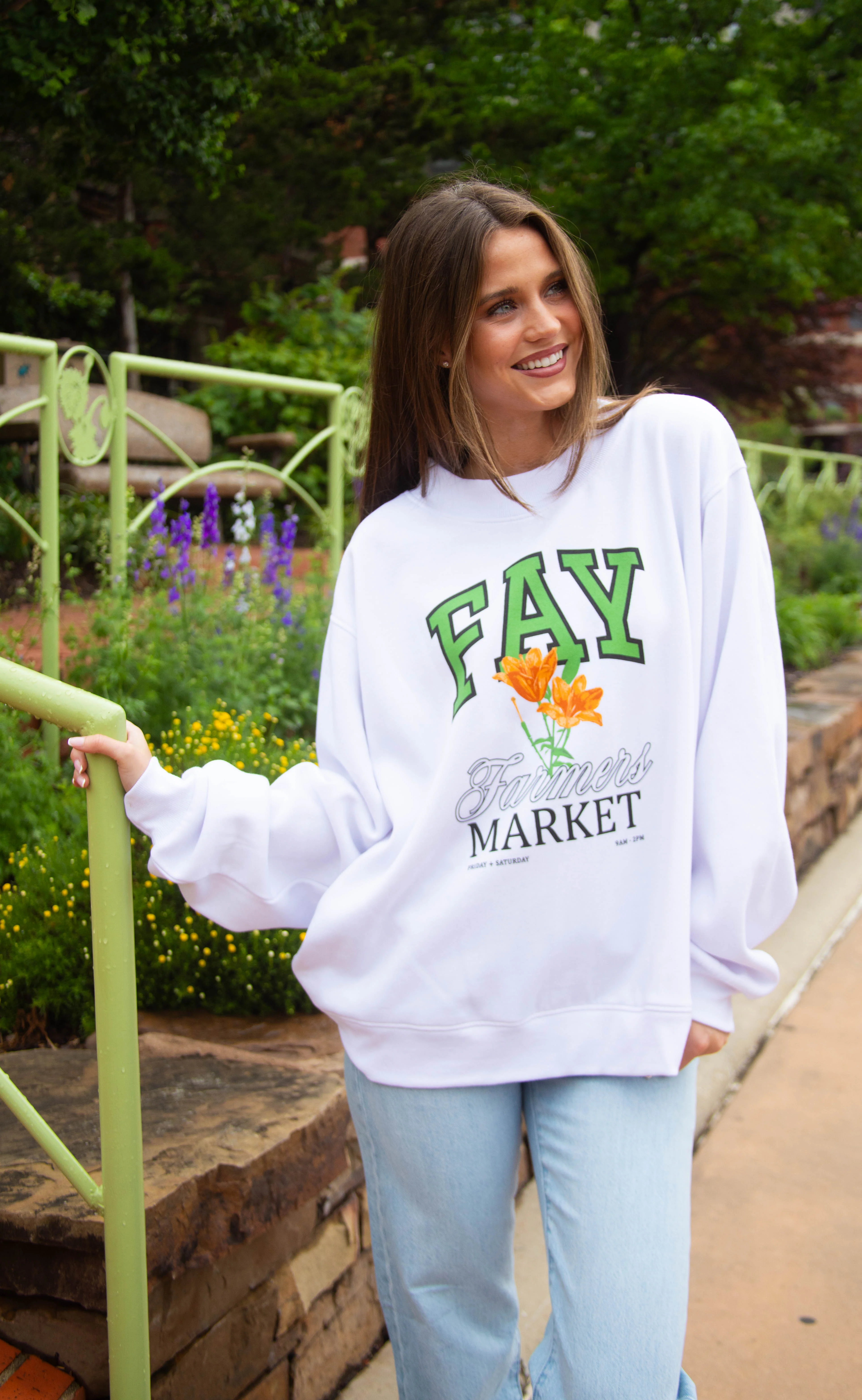charlie southern: fay farmers market mock neck