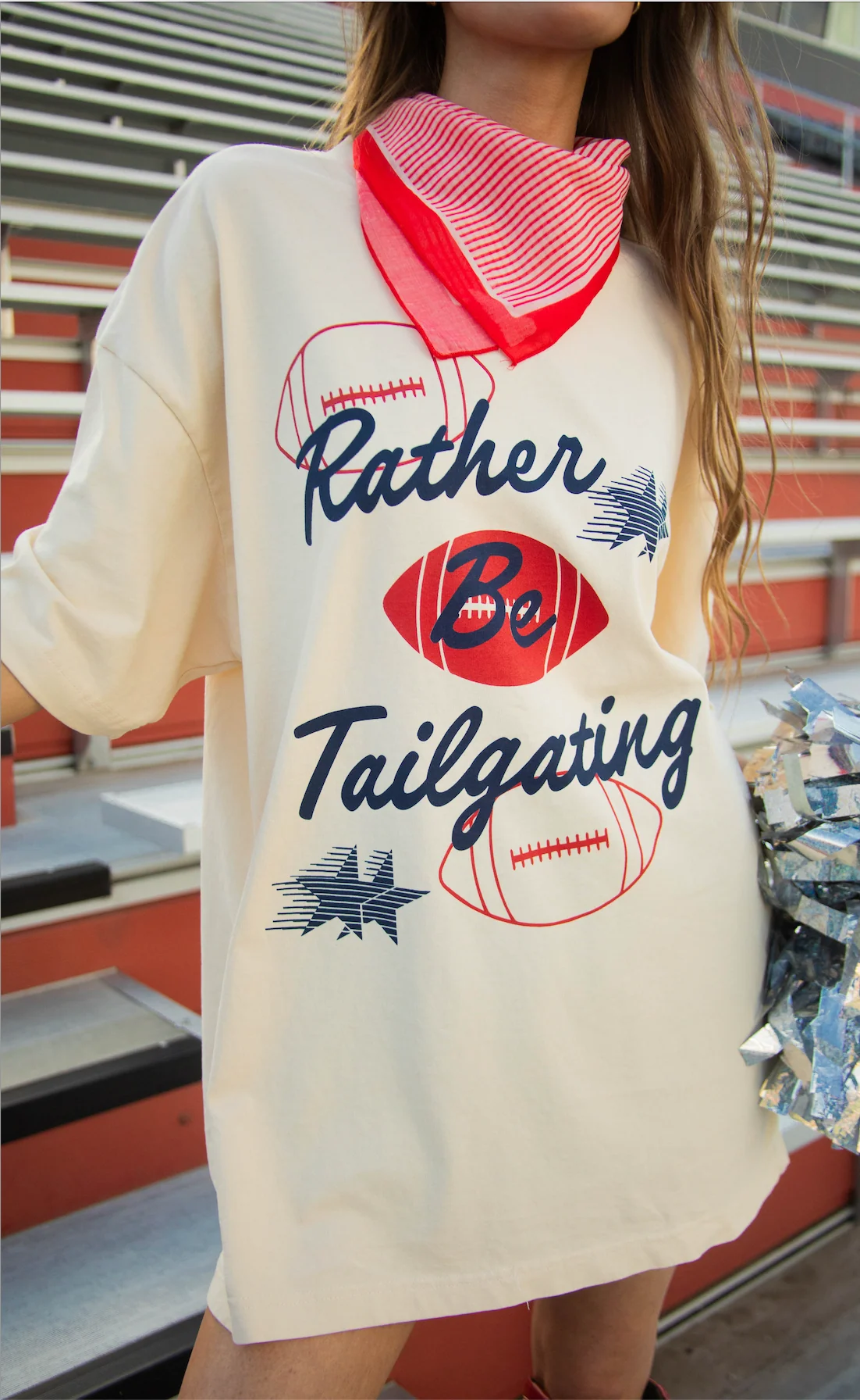 friday + saturday: rather be tailgating tee - Image 2