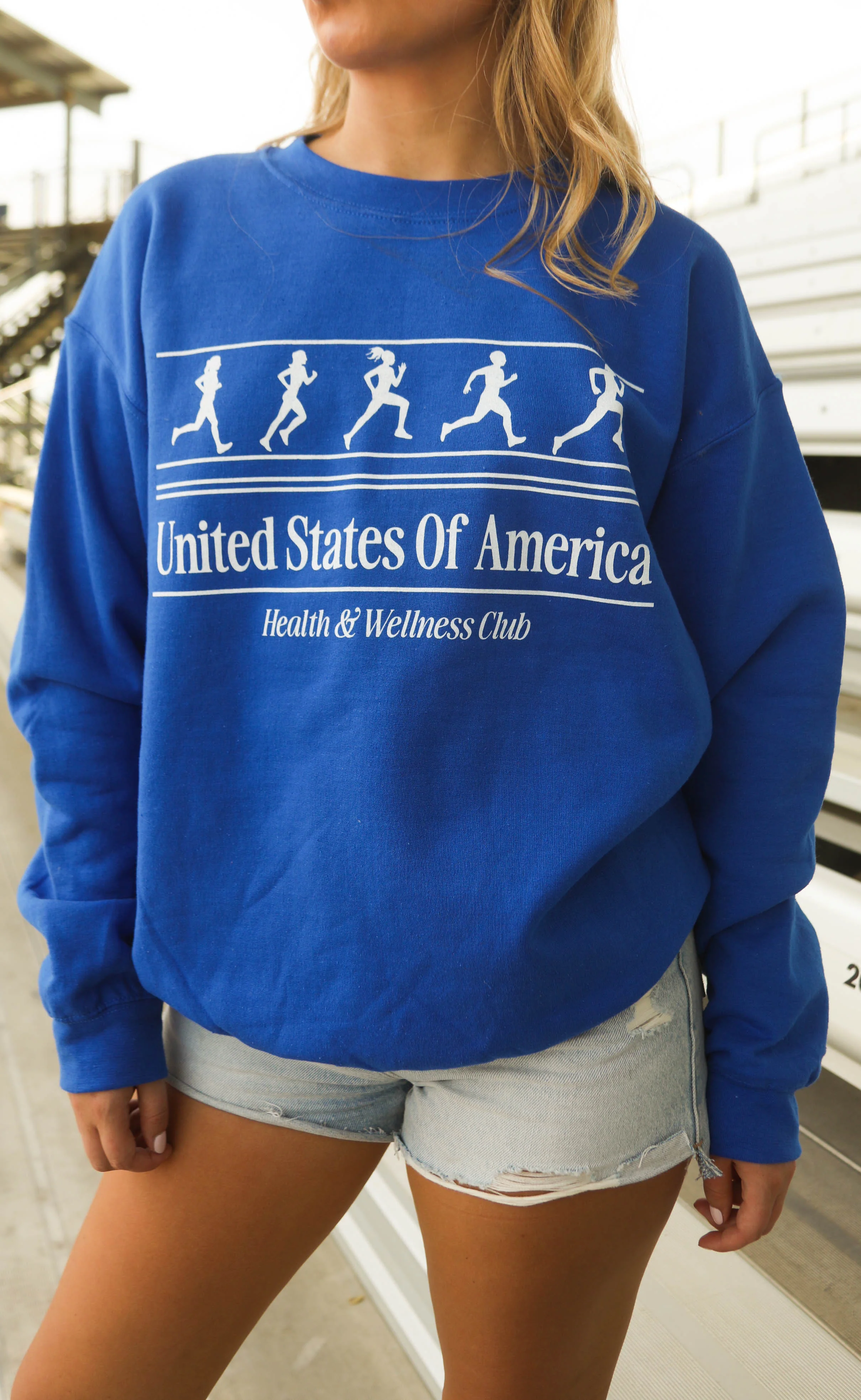 friday + saturday: usa health + wellness sweatshirt - Image 2