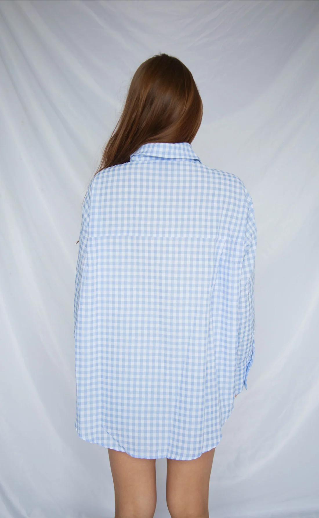 going gingham button down - blue - Image 3