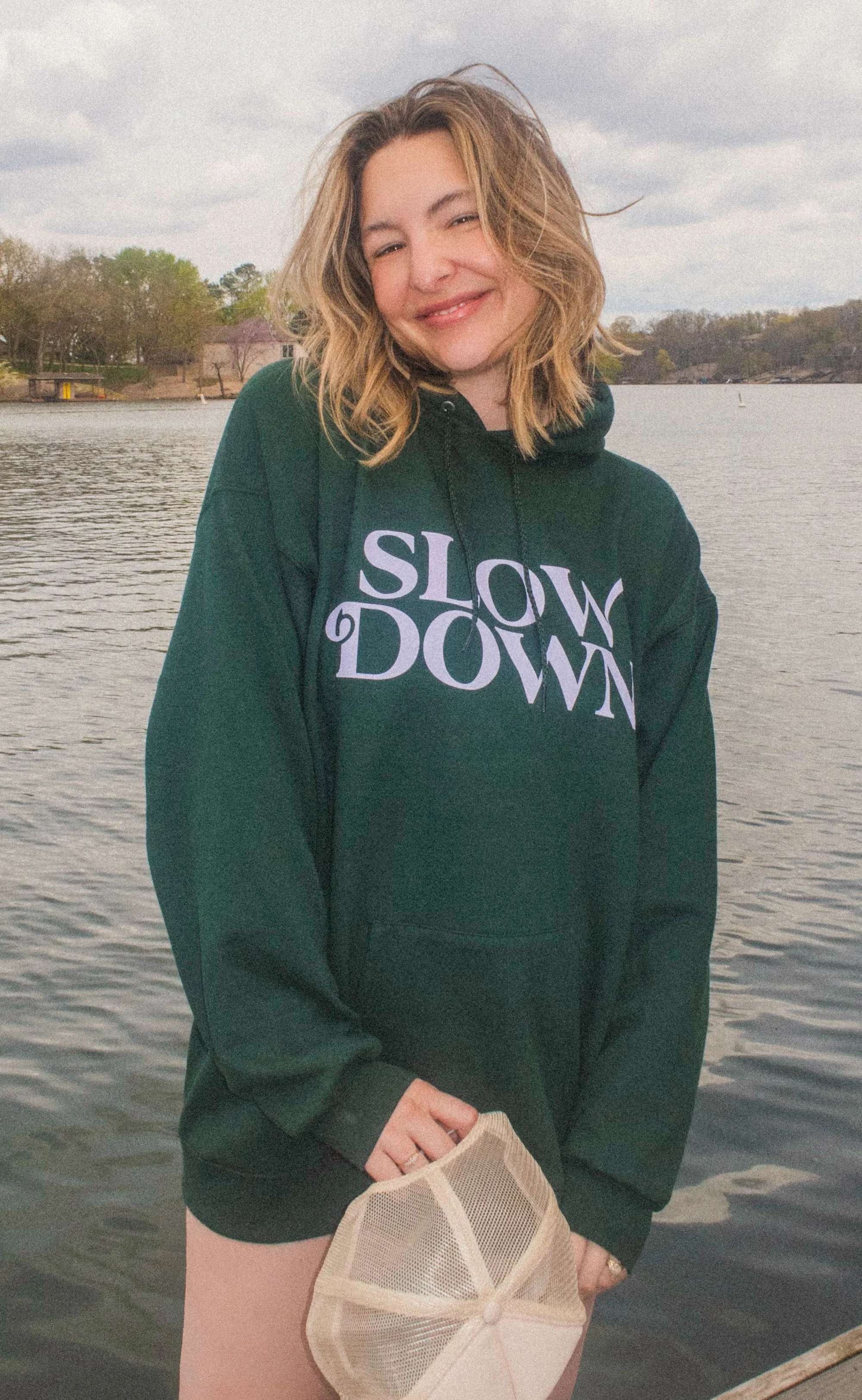 jo johnson: no wake zone hoodie - green - Image 2