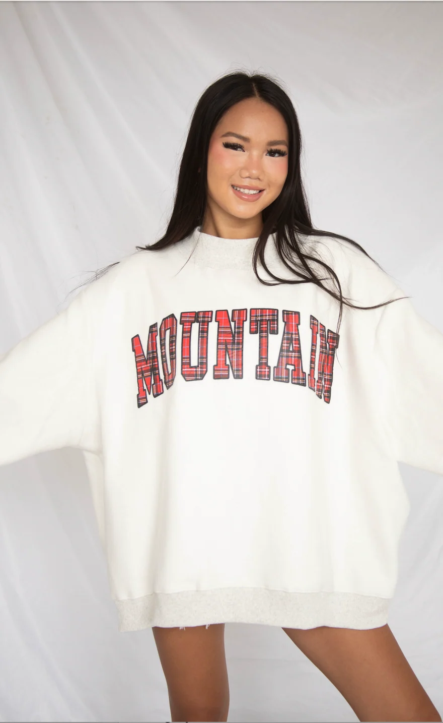 lake / mountain reversible mock neck - Image 2