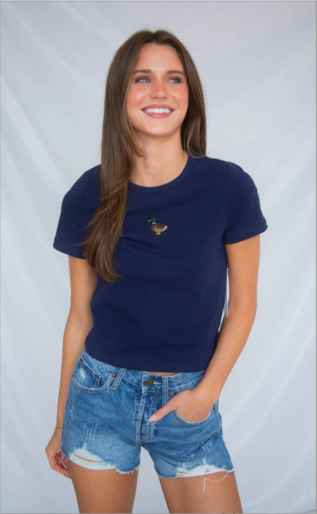 mallard embroidered tee