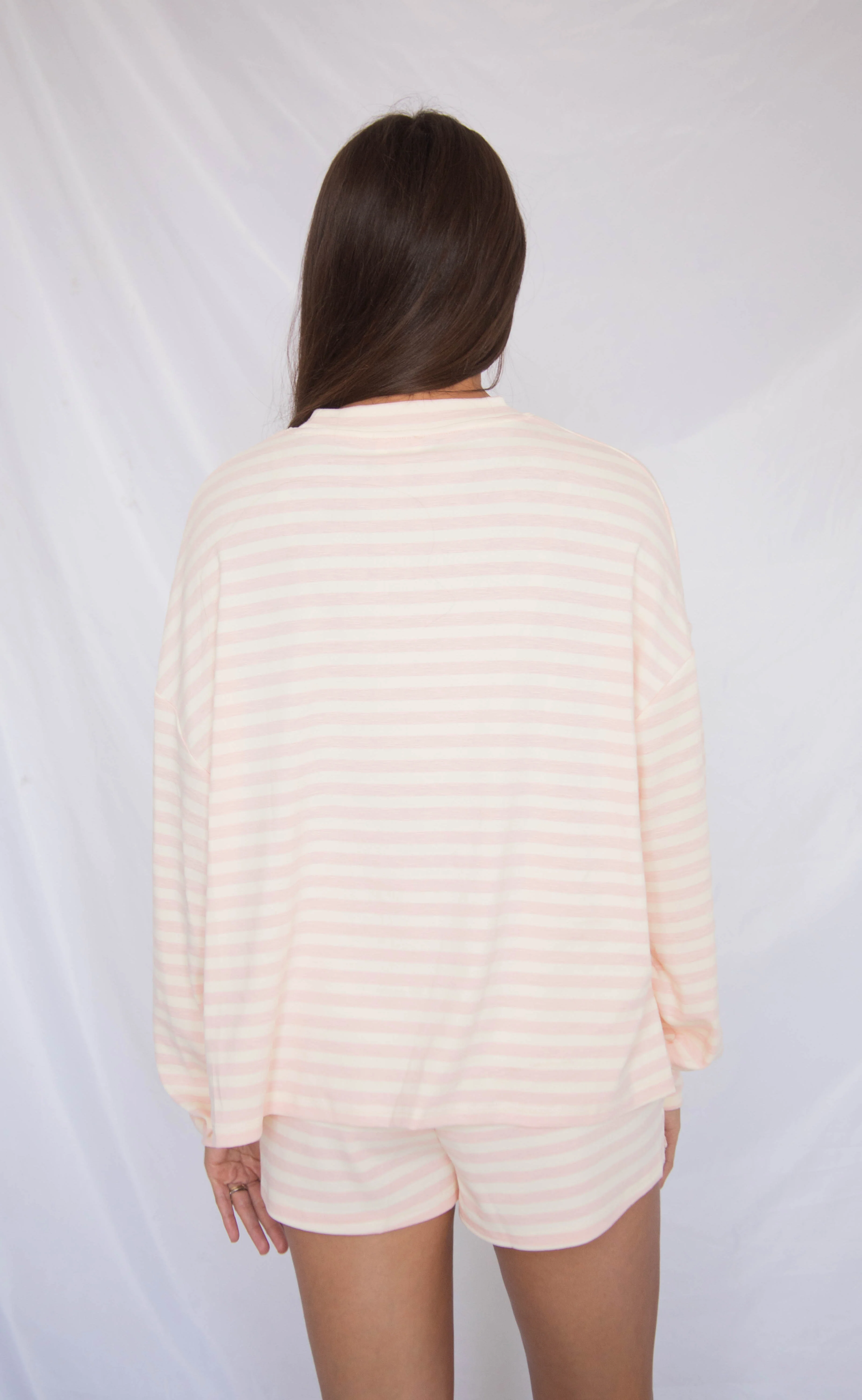 not over you striped set - pink - Image 3