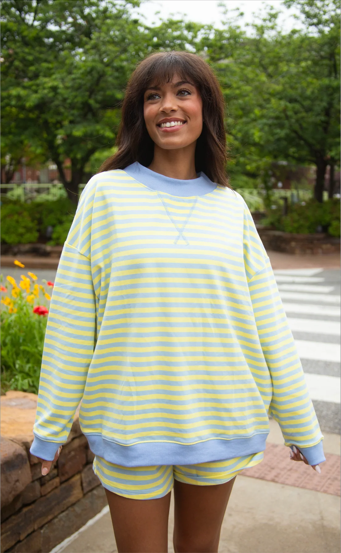 morning light striped terry set - Image 2