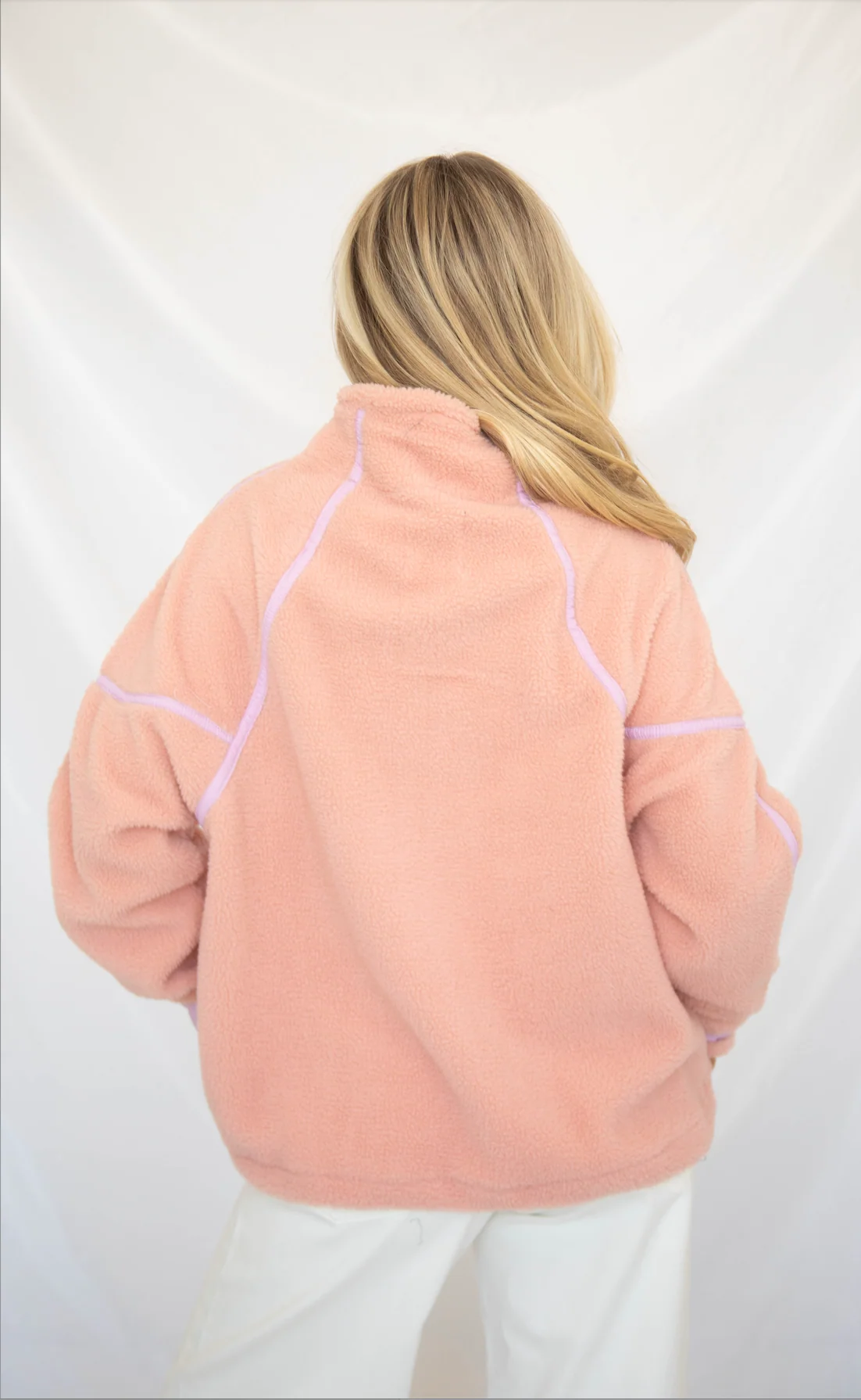 you know the one sherpa pullover - Image 3